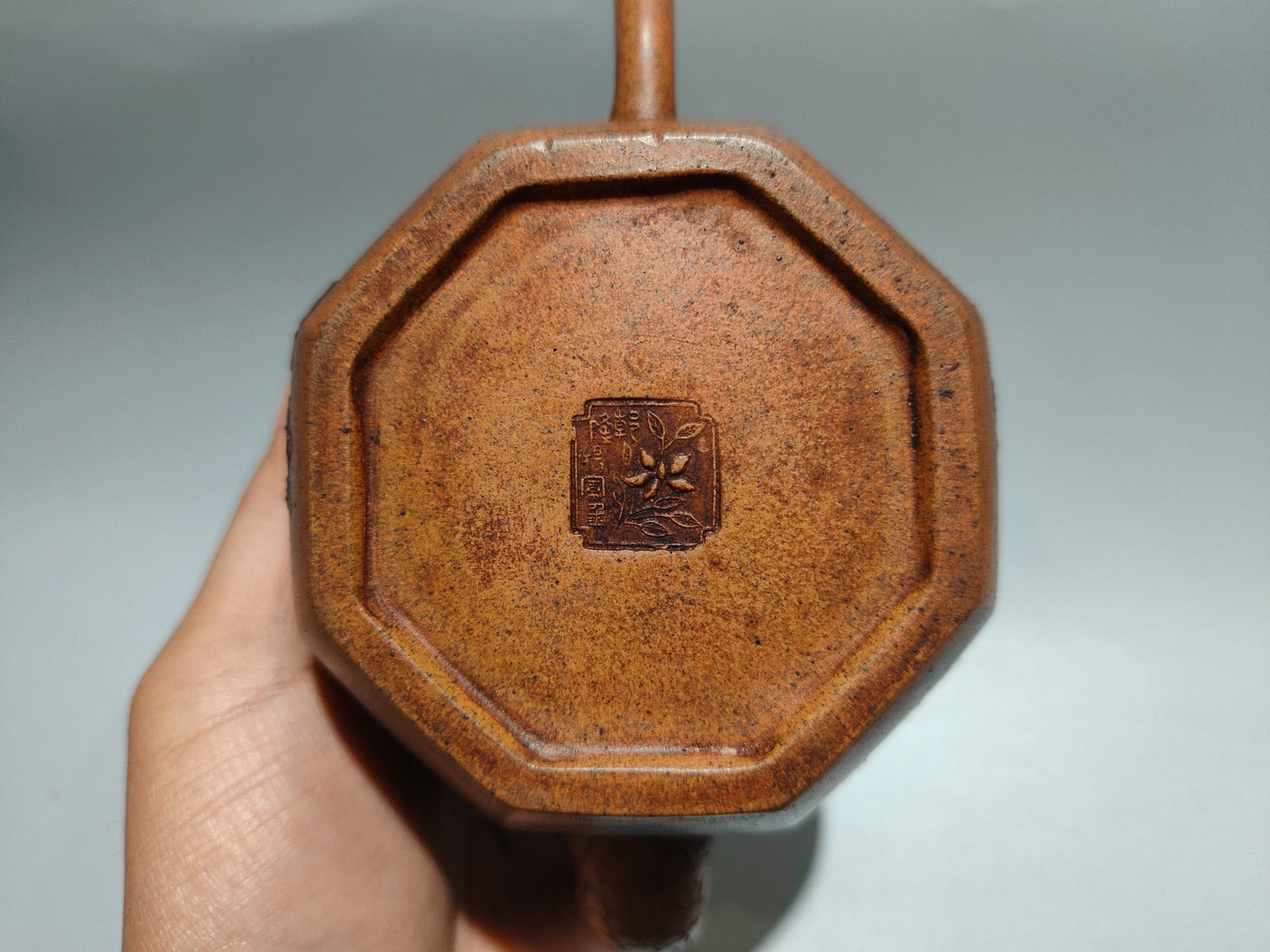 Chinese Yixing Zisha Clay Flower Bird Teapot - 9