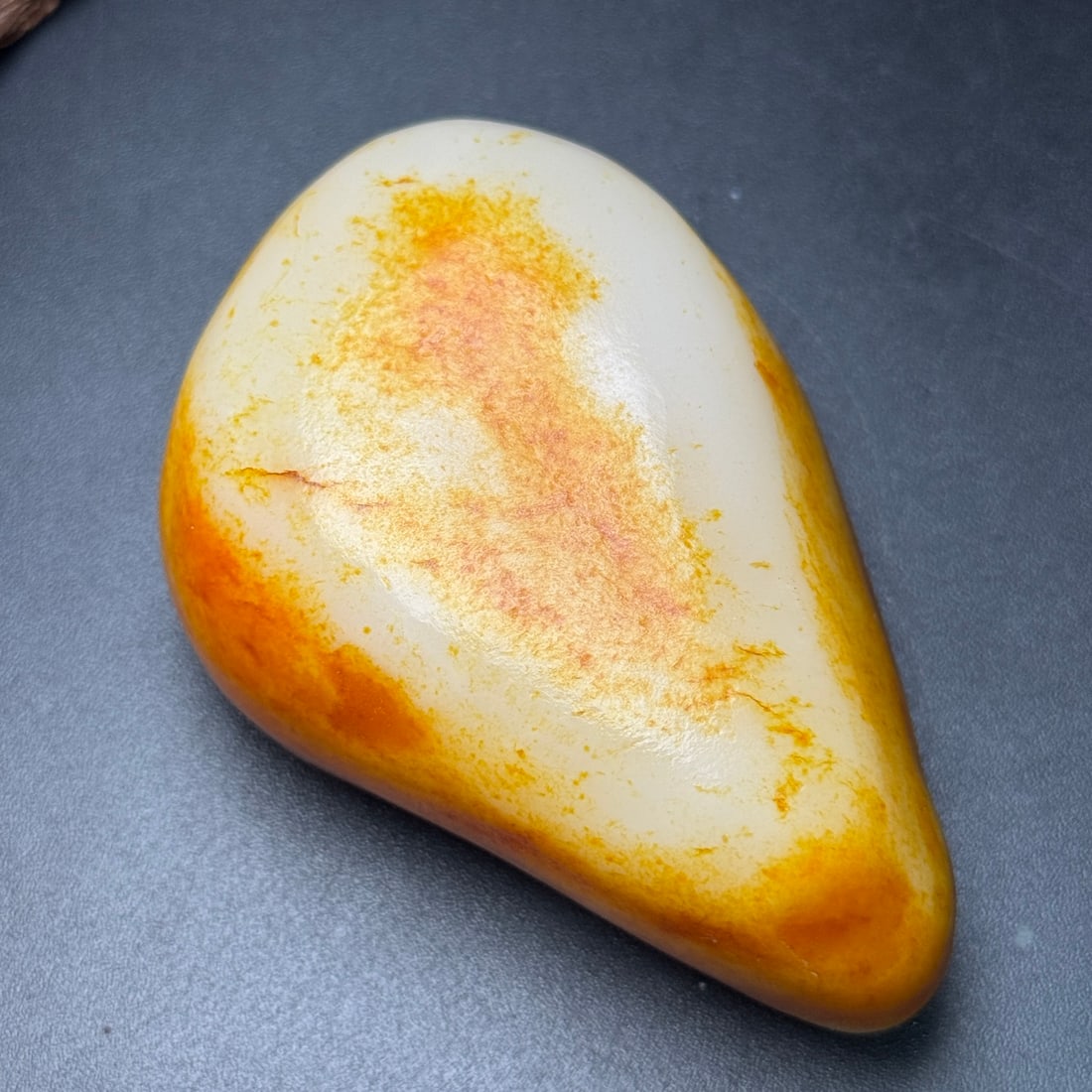 Natural Hetian Jade Original Stone Statue - 2