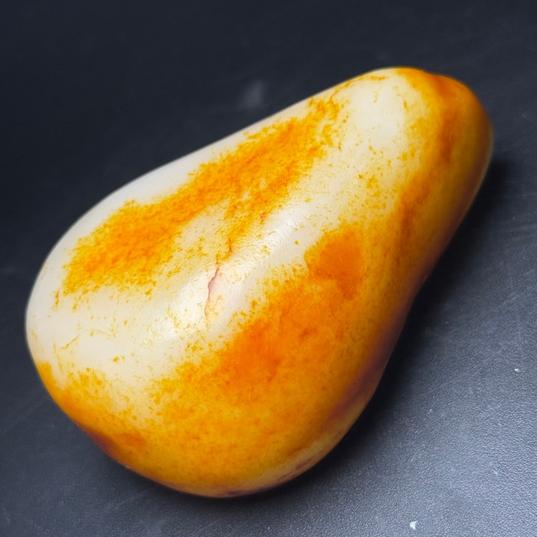 Natural Hetian Jade Original Stone Statue - 5