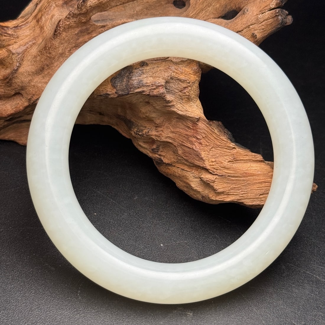 Natural Hetian Jade Bracelet Bangle 58mm ID (1 of 9)