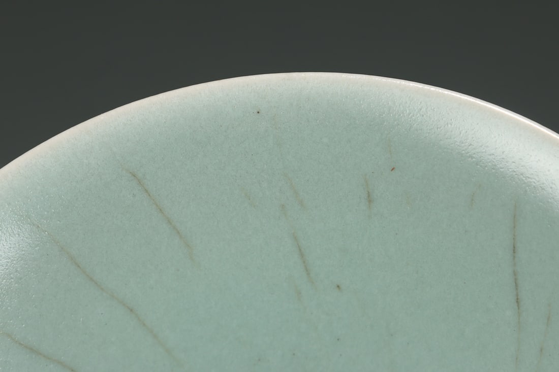 Chinese Ru Kiln Sky Blue Glaze Porcelain Bowl w Box - 7