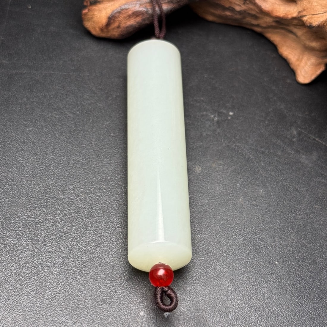 Natural Hetian Jade Pendant - Lezi - 5
