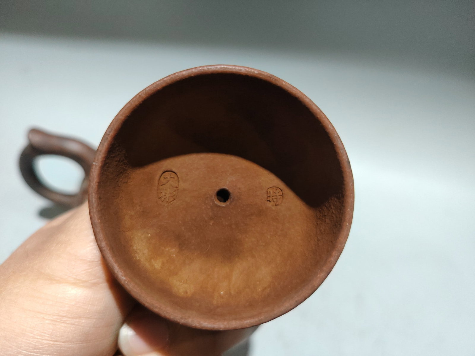 Chinese Yixing Zisha Clay Teapot w Artist Signed - 7