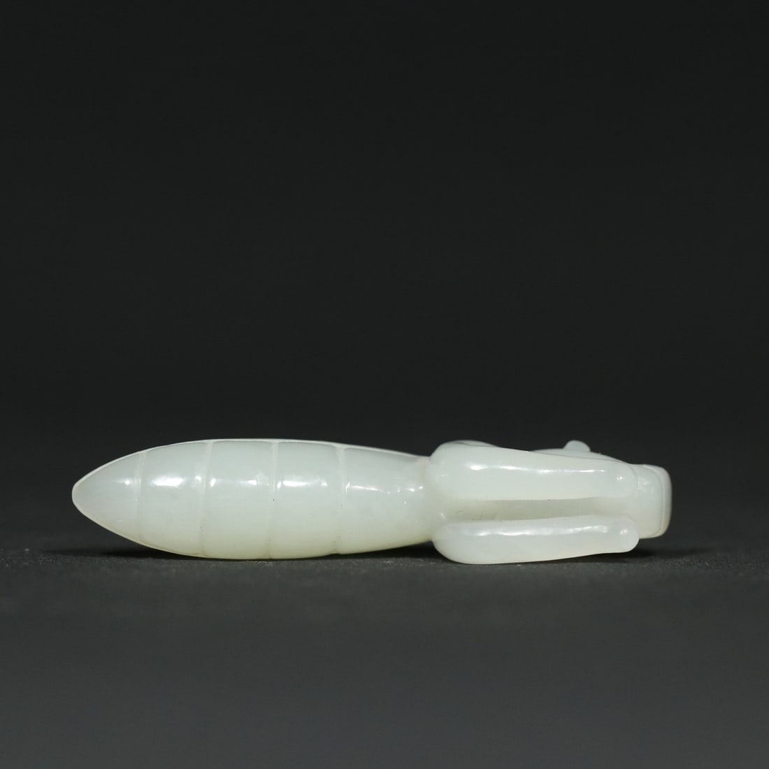 Natural Hetian Jade Mantis Pendant - 3