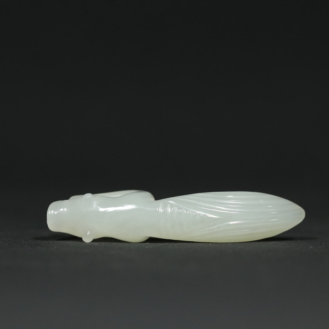 Natural Hetian Jade Mantis Pendant - 4