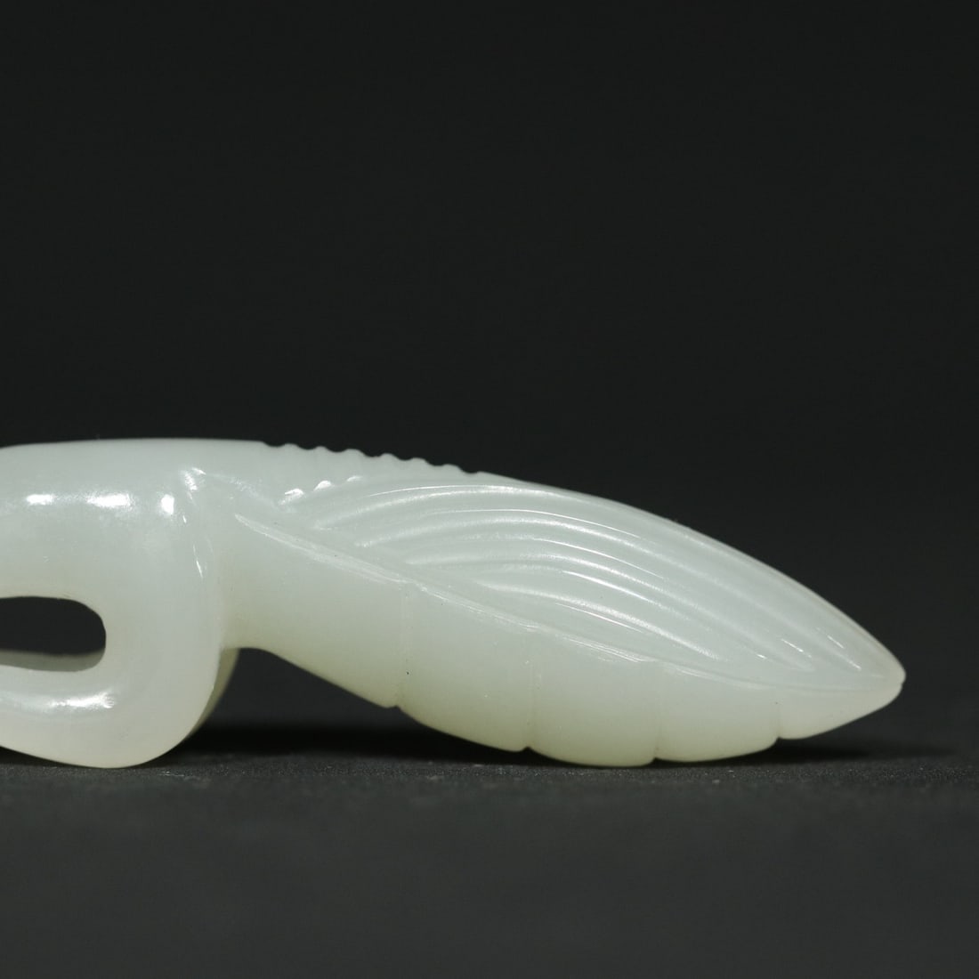 Natural Hetian Jade Mantis Pendant - 6
