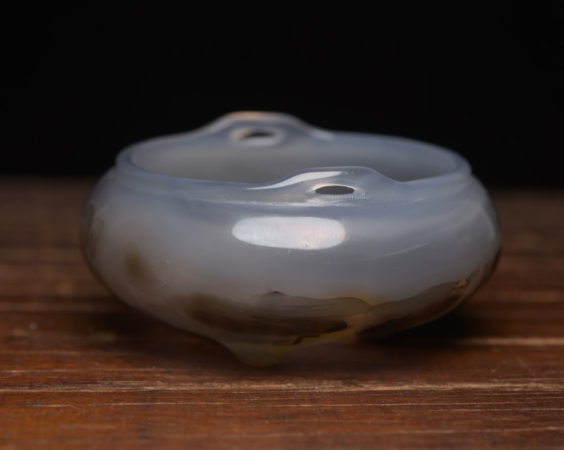 Natural Agate Small Incense Burner - 4