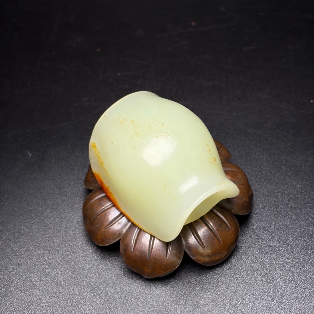 Old Hetian Jade Pendant - Turtle Shell - 2