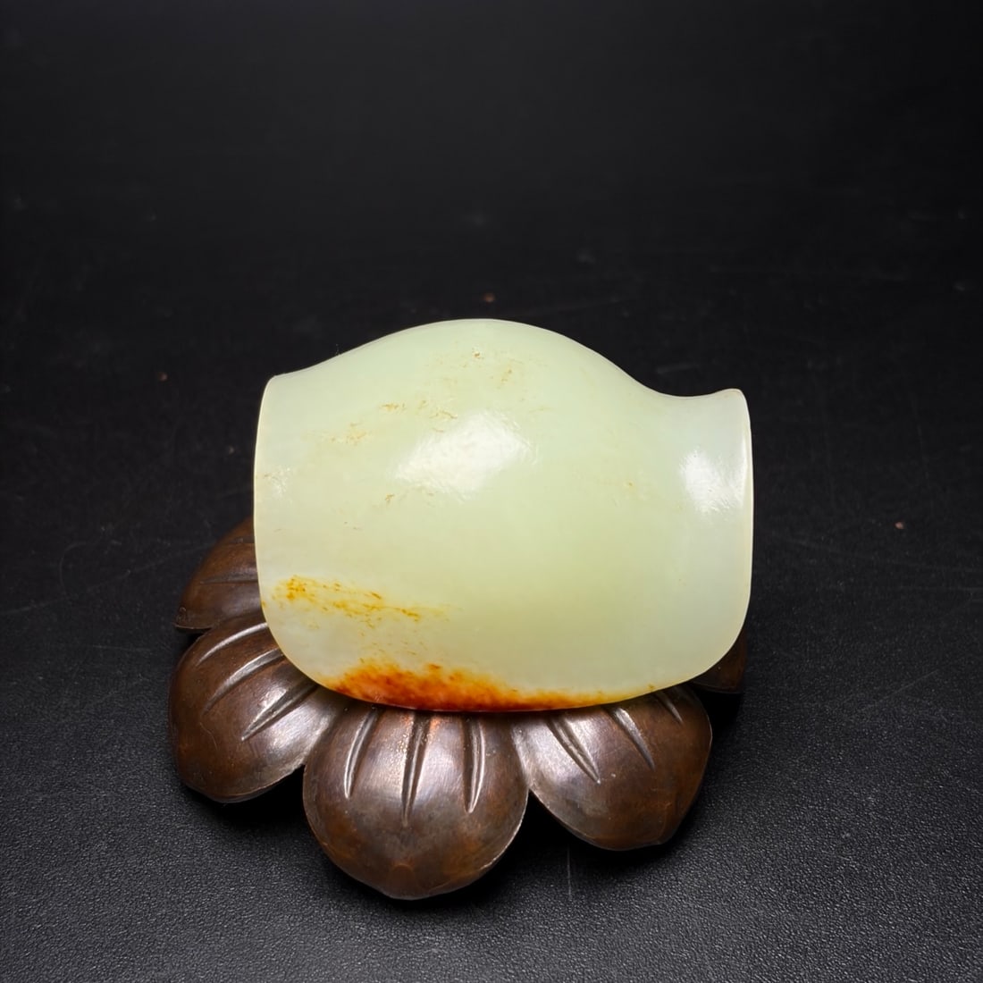Old Hetian Jade Pendant - Turtle Shell - 3