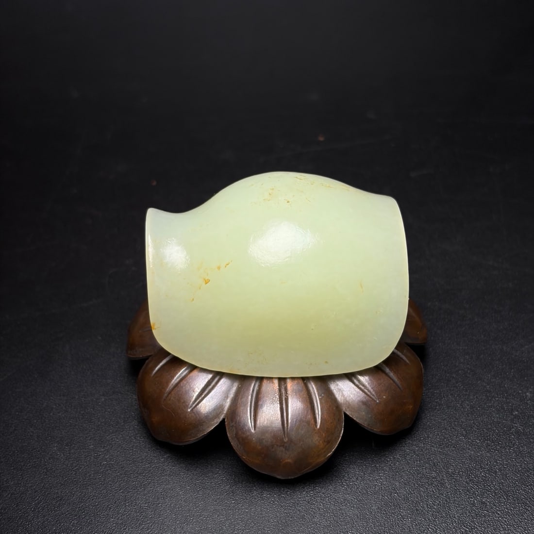 Old Hetian Jade Pendant - Turtle Shell - 4