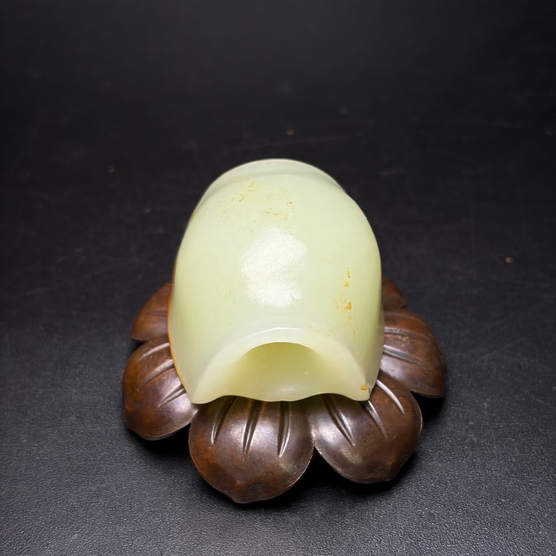 Old Hetian Jade Pendant - Turtle Shell - 5