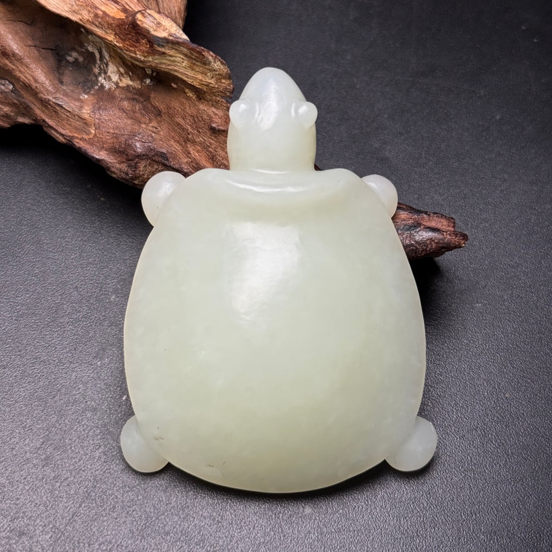Natural Hetian Jade Tortoise Pendant: Title: Old Hetian Jade Dragon Pendant Date/Period: After2000 Origin: Chinese Dimension: 59x80x25(mm) 2.32x3.15x0.98(inches) Weight 0.35 lbs/157g Materials: Hetian Jade Reserve: $199.00 Shipping: