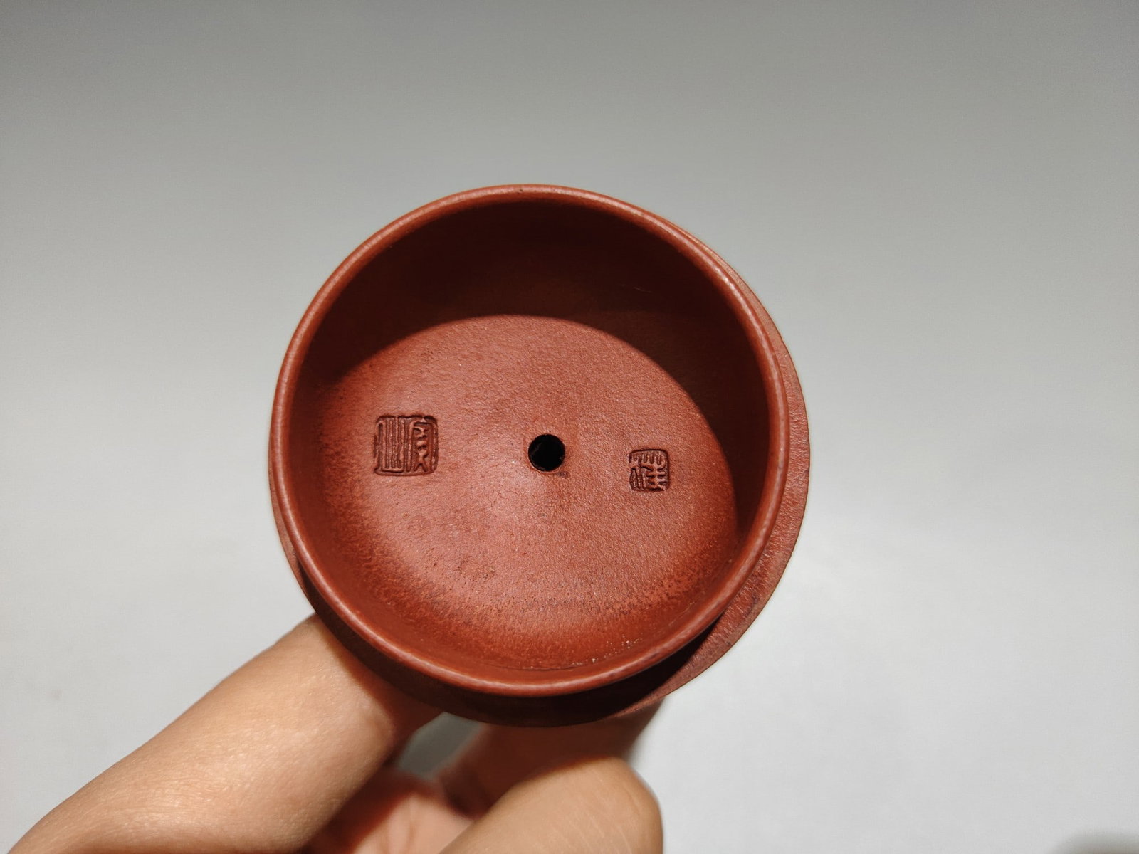 Chinese Yixing Zisha Clay Bamboo Teapot w Artist Signed - 7