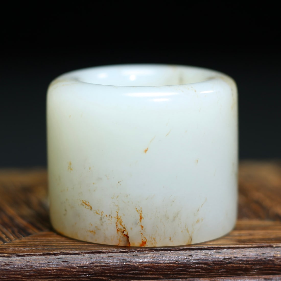 Natural Hetian Jade Thumb Ring 22mm I.D. - 2