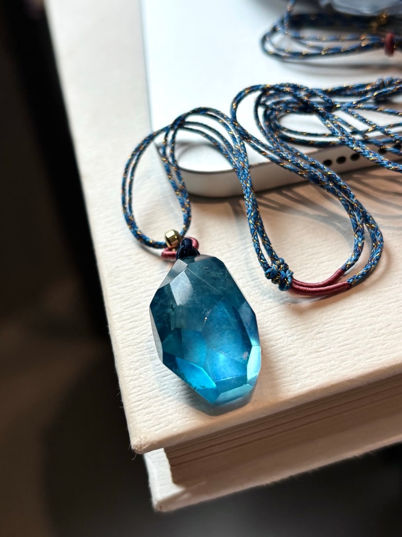 Beautiful Natural Aquamarine Original Stone Pendant - 4