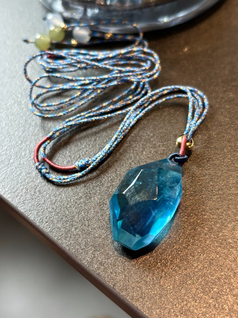 Beautiful Natural Aquamarine Original Stone Pendant - 6