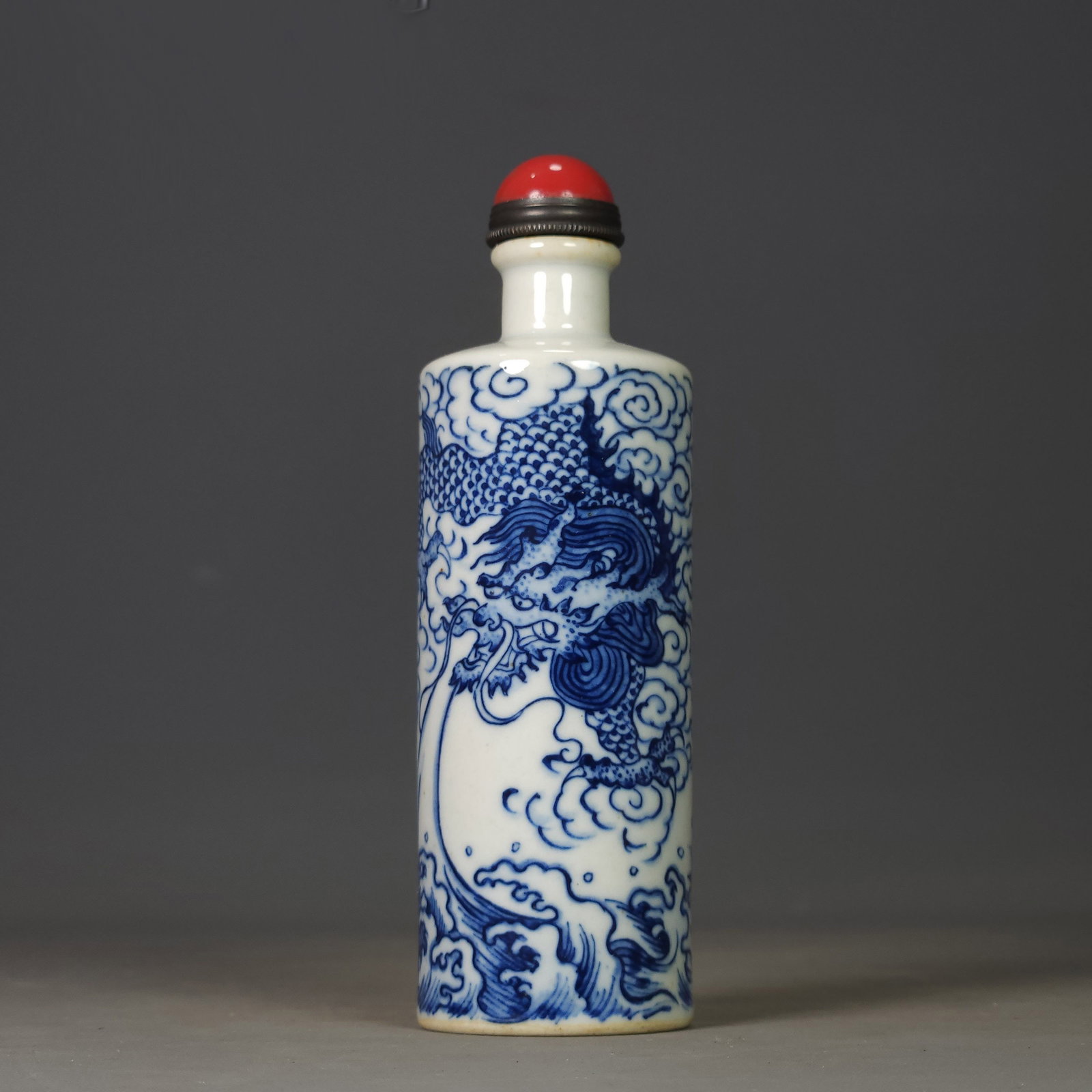 Blue and White Porcelain Dragon Design Snuff Bottle: Title: Old Hetian Jade Dragon Pendant Date/Period: After2040 Origin: Chinese Dimension: 59x80x25(mm) 2.32x3.15x0.98(inches) Weight 0.35 lbs/157g Materials: Hetian Jade Reserve: $199.00 Shipping: