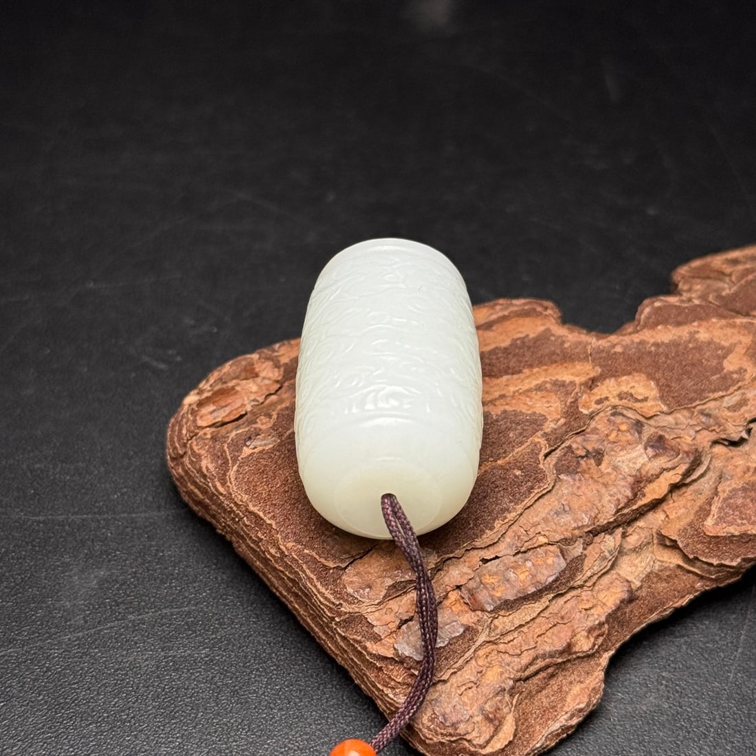 Natural Hetian Jade Buddha Pendant - 6