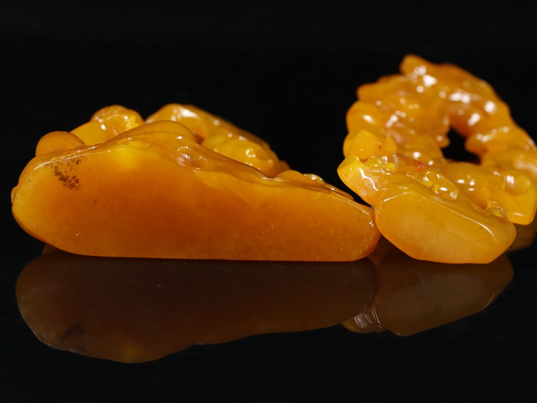 Yellow Shoushan Soapstone Hand-Carved Arhat Statue - 7