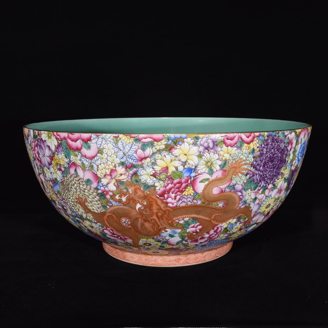 Gilt Gold Famille Rose Flower & Dragon Porcelain Bowl: Title: Old Hetian Jade Dragon Pendant Date/Period: After2071 Origin: Chinese Dimension: 59x80x25(mm) 2.32x3.15x0.98(inches) Weight 0.35 lbs/157g Materials: Hetian Jade Reserve: $2,599.00 Shipping: Dom