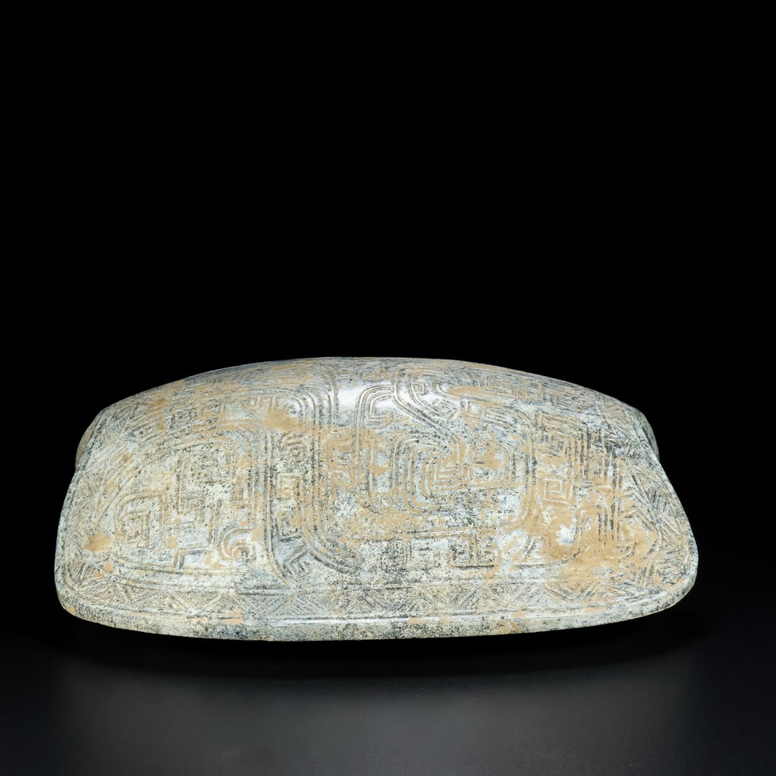 Vintage Hetian Jade Turtle Shell Statue - 5
