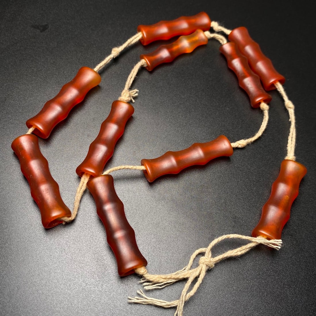 Old Agate Bamboo Joint Necklace: Title: Old Hetian Jade Dragon Pendant Date/Period: After2087 Origin: Chinese Dimension: 59x80x25(mm) 2.32x3.15x0.98(inches) Weight 0.35 lbs/157g Materials: Hetian Jade Reserve: $88.00 Shipping: