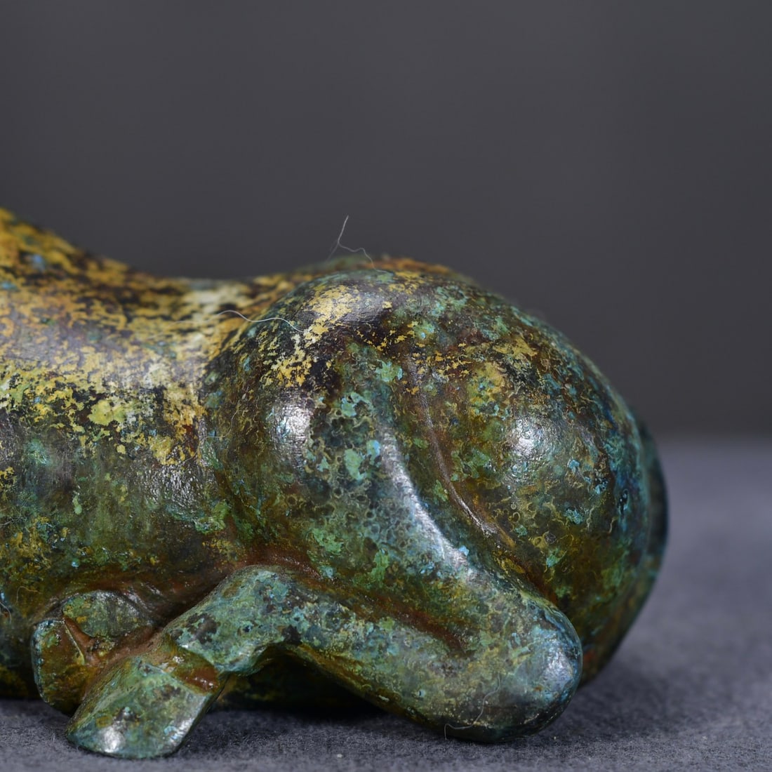 Old Bronze Ox Statue - 3