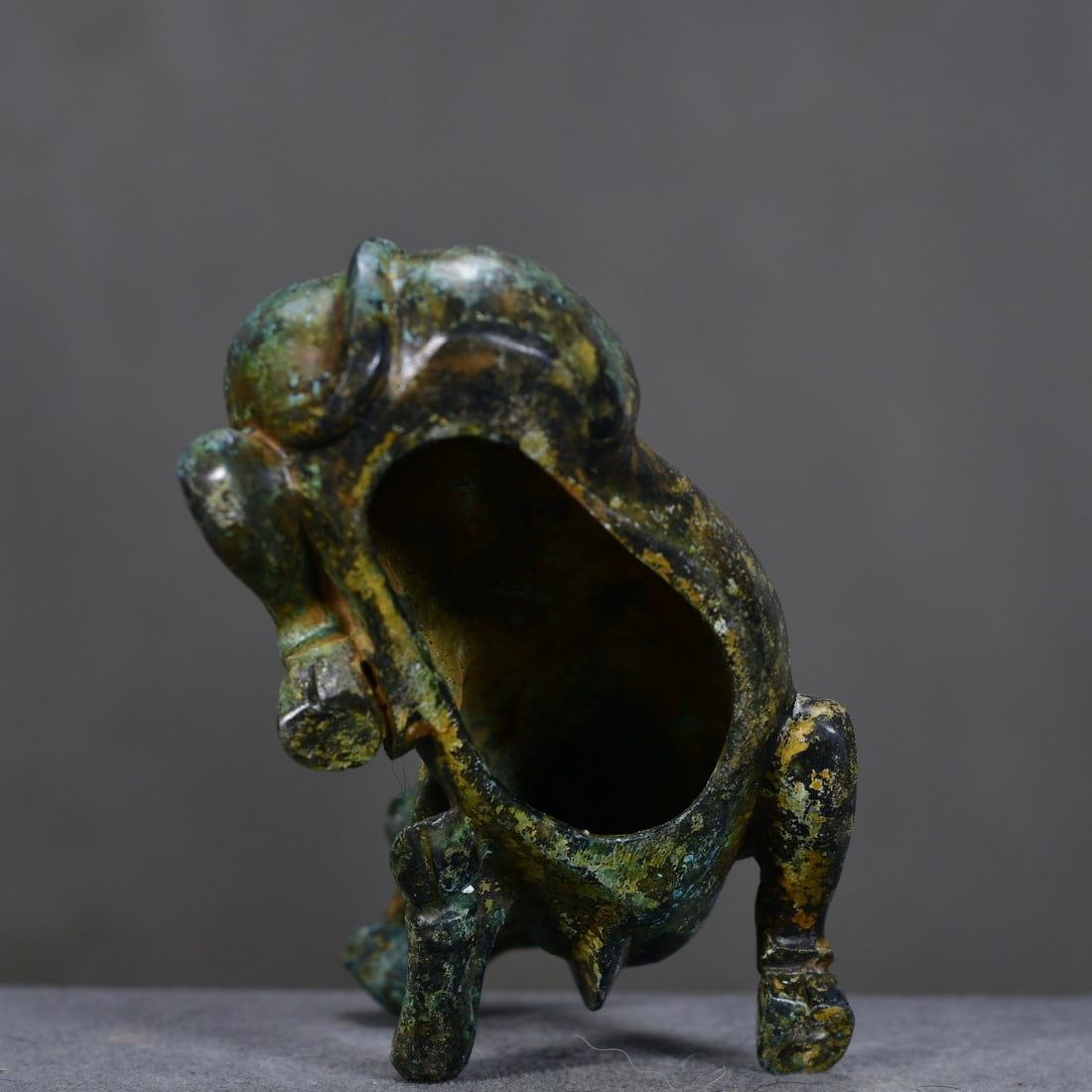 Old Bronze Ox Statue - 9