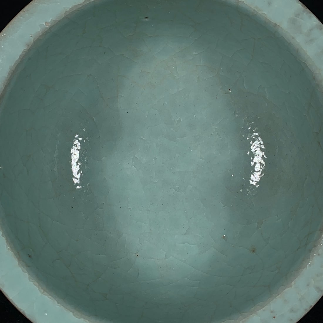 Old Ru Kiln Double Ear Porcelain Incense Burner - 7