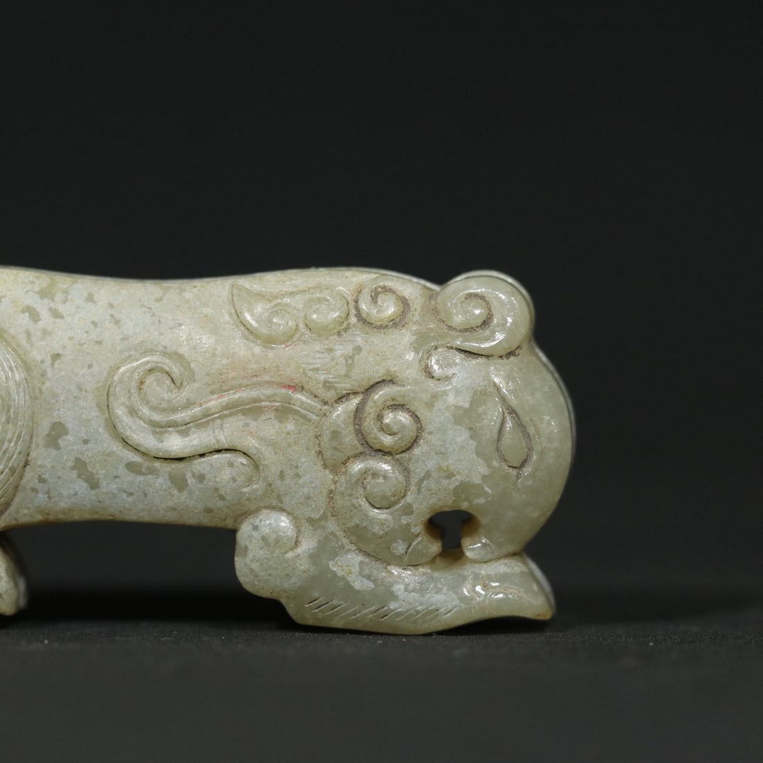 A Pair Hetian Jade Tiger General Token - 8