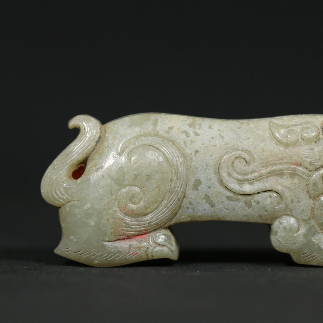 A Pair Hetian Jade Tiger General Token - 9
