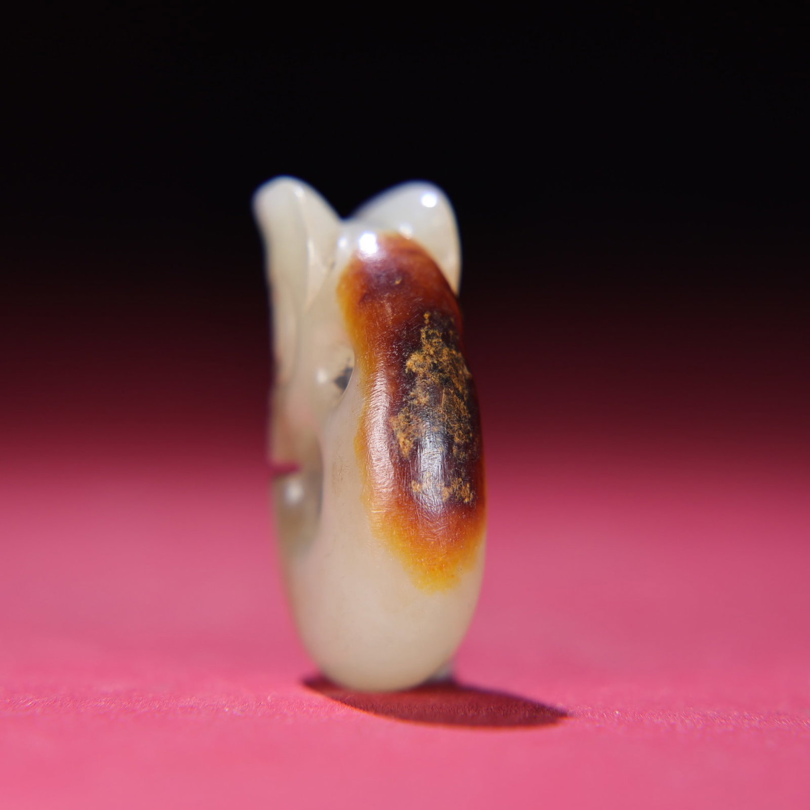 Vintage Hetian Jade Pendant - Dragon - 8