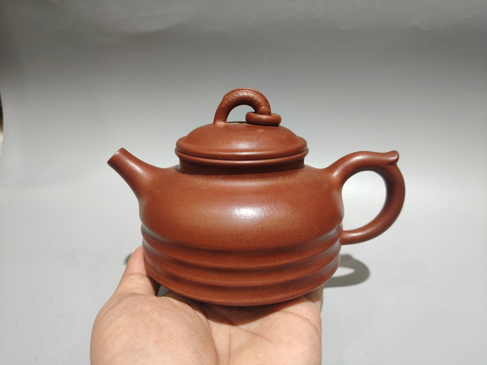 Chinese Yixing Zisha Clay Teapot: Title: Old Hetian Jade Dragon Pendant Date/Period: After2099 Origin: Chinese Dimension: 59x80x25(mm) 2.32x3.15x0.98(inches) Weight 0.35 lbs/157g Materials: Hetian Jade Reserve: $199.00 Shipping: Domes