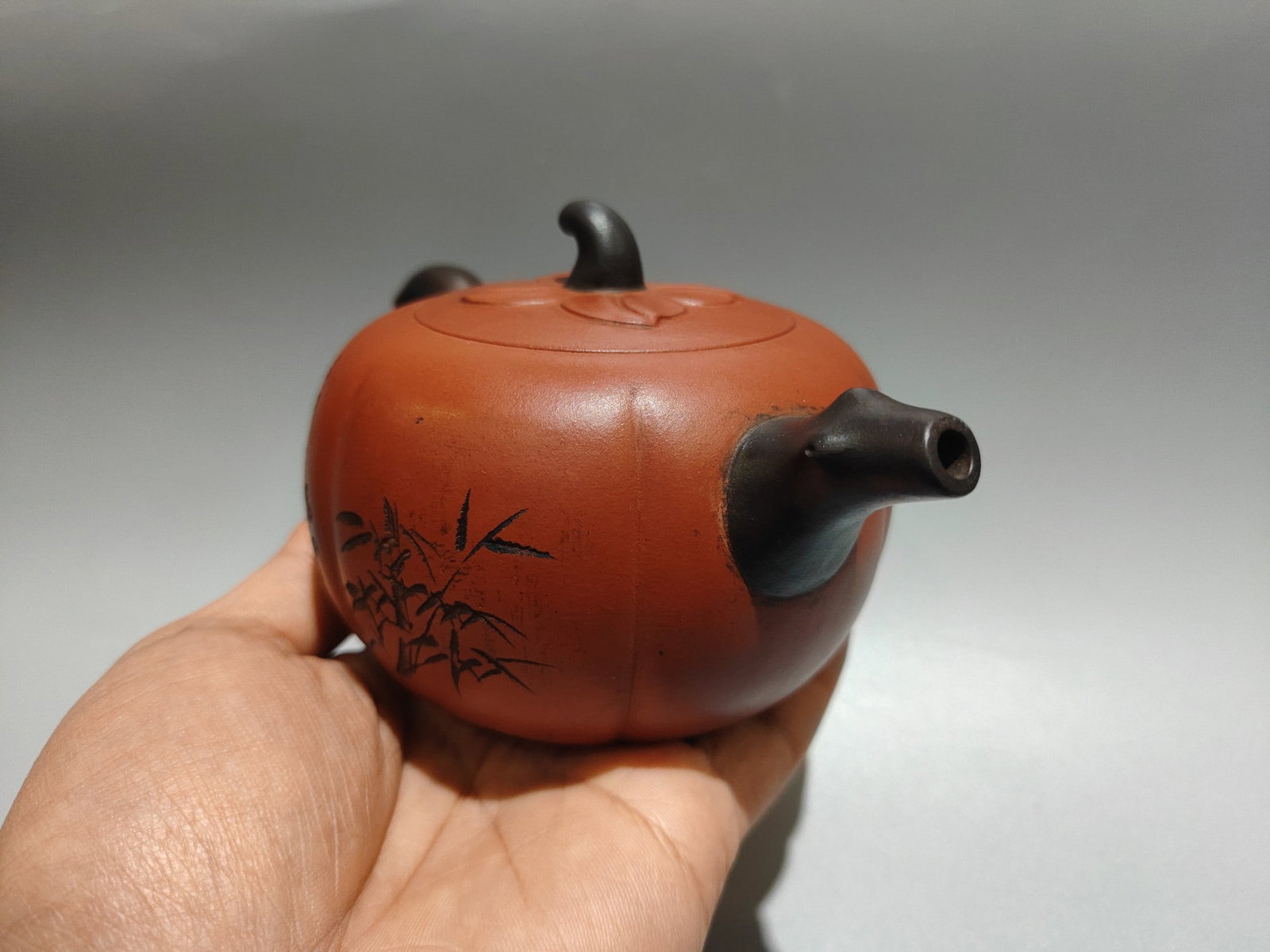 Yixing Zisha Clay Teapot - plum blossom orchid Bamboo chrysanthemum - 5