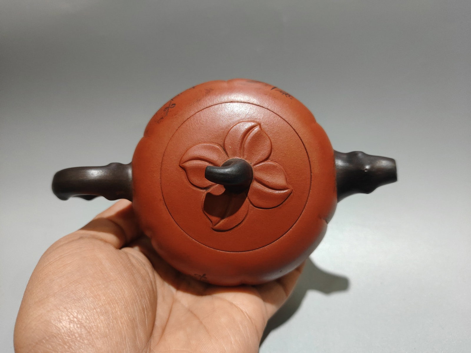 Yixing Zisha Clay Teapot - plum blossom orchid Bamboo chrysanthemum - 6