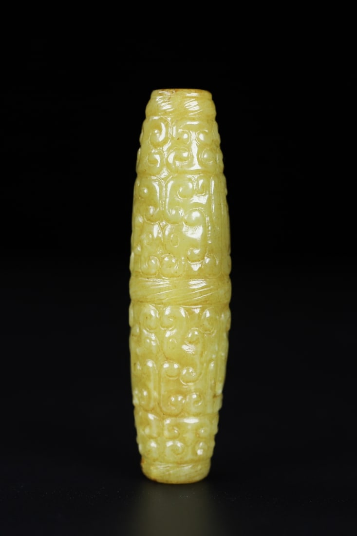 Old Hetian Jade Pendant - Lezi - 3
