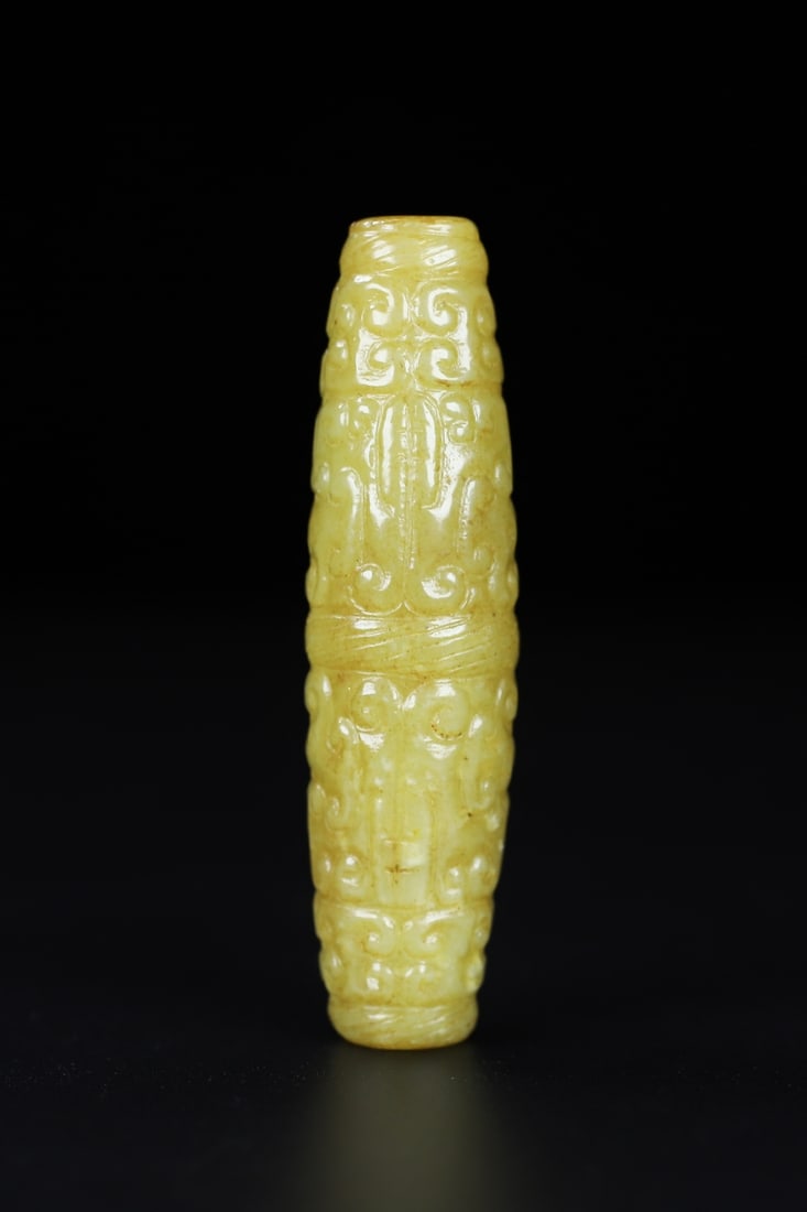 Old Hetian Jade Pendant - Lezi - 5