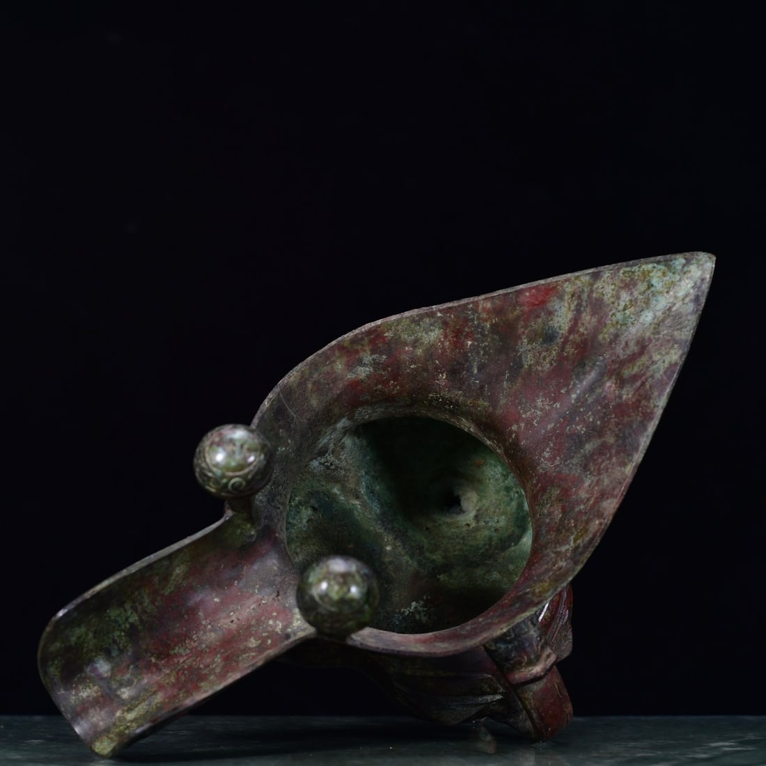 Old Bronze Wine Cup - 7