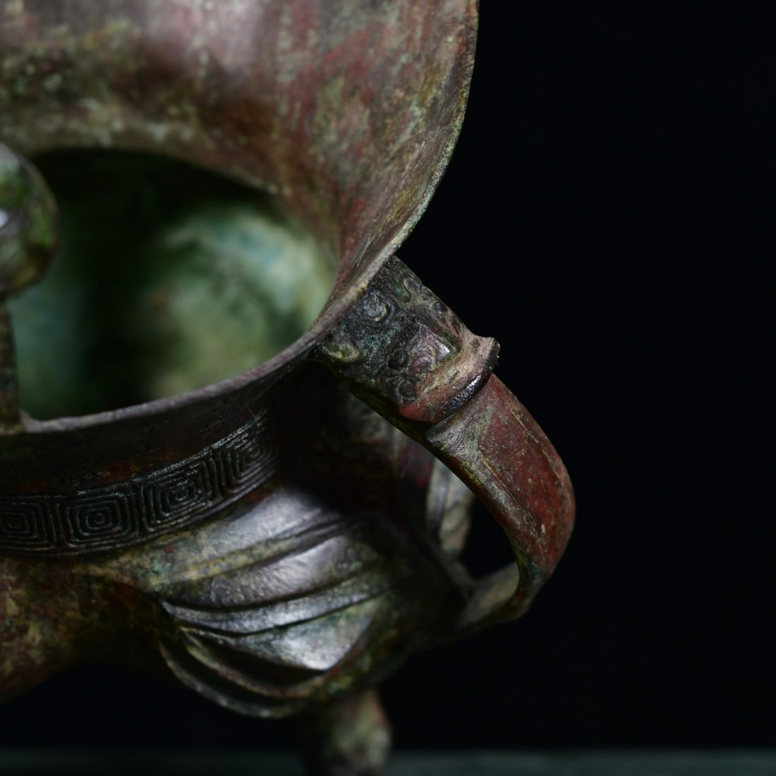 Old Bronze Wine Cup - 8