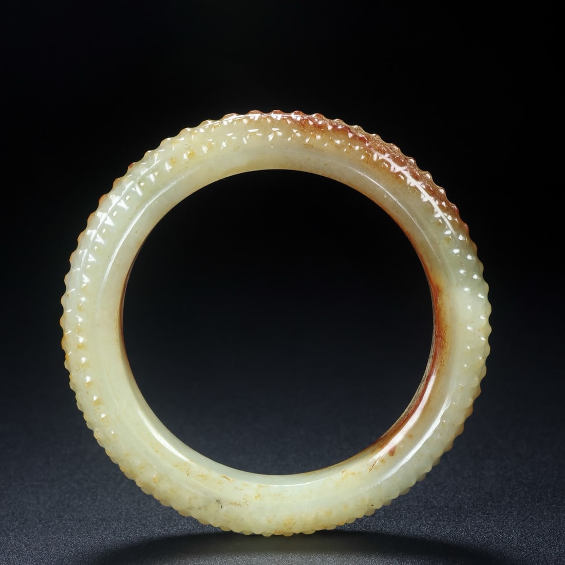 Old Hetian Jade Bracelet Bangle 60mm I.D. (1 of 9)