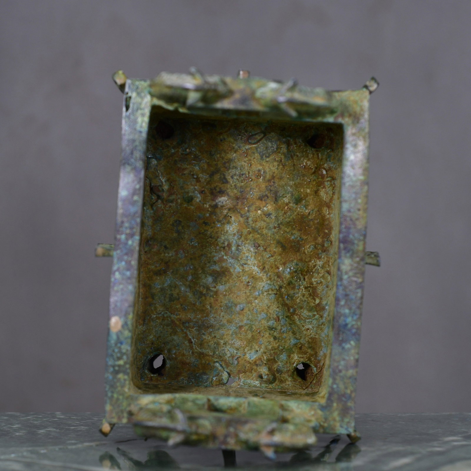 Vintage Bronze Bird Incense Burner - 8