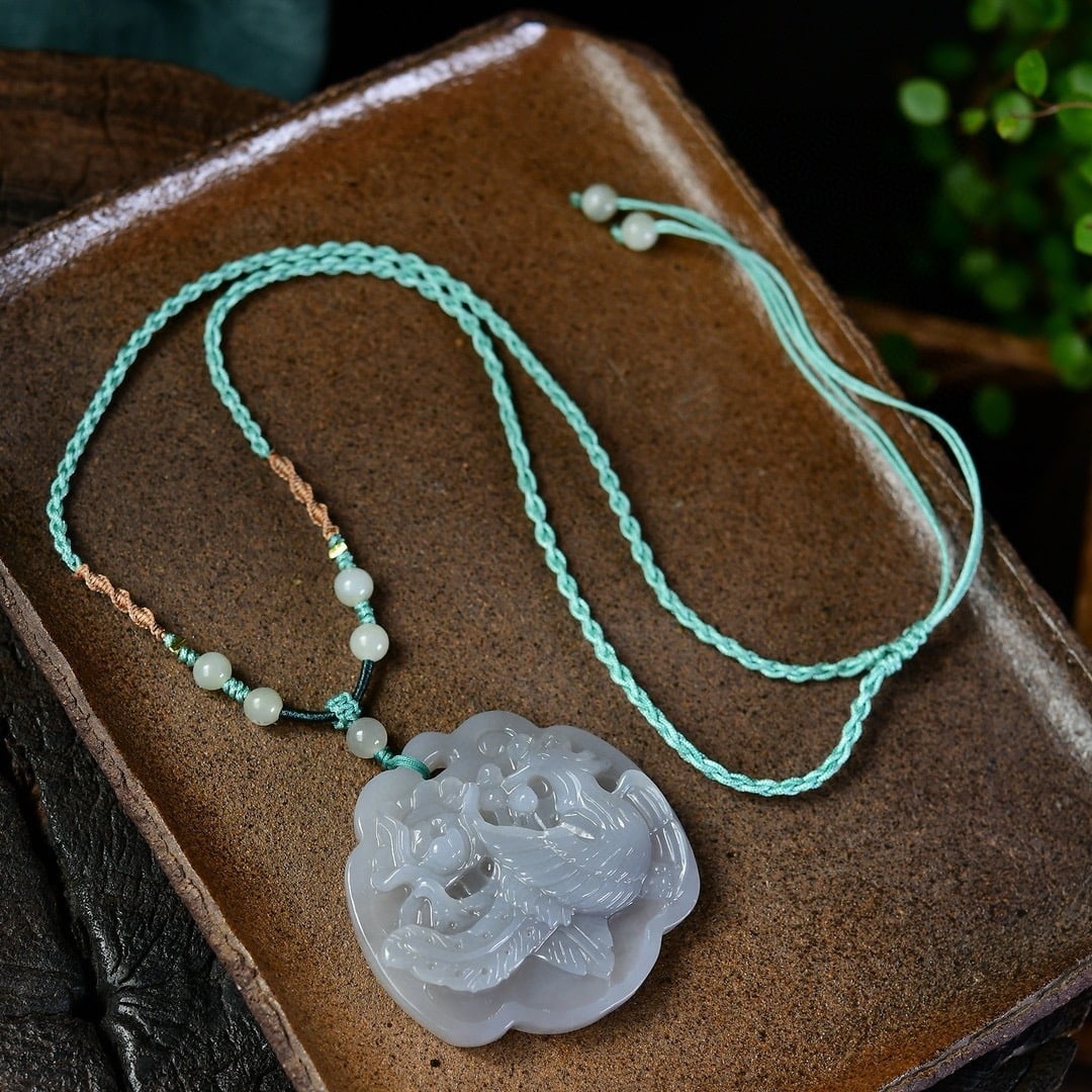 Natural Hetian Jade Carved Phoenix Pendant: Title: Old Hetian Jade Dragon Pendant Date/Period: After2168 Origin: Chinese Dimension: 59x80x25(mm) 2.32x3.15x0.98(inches) Weight 0.35 lbs/157g Materials: Hetian Jade Reserve: $236.00 Shipping: