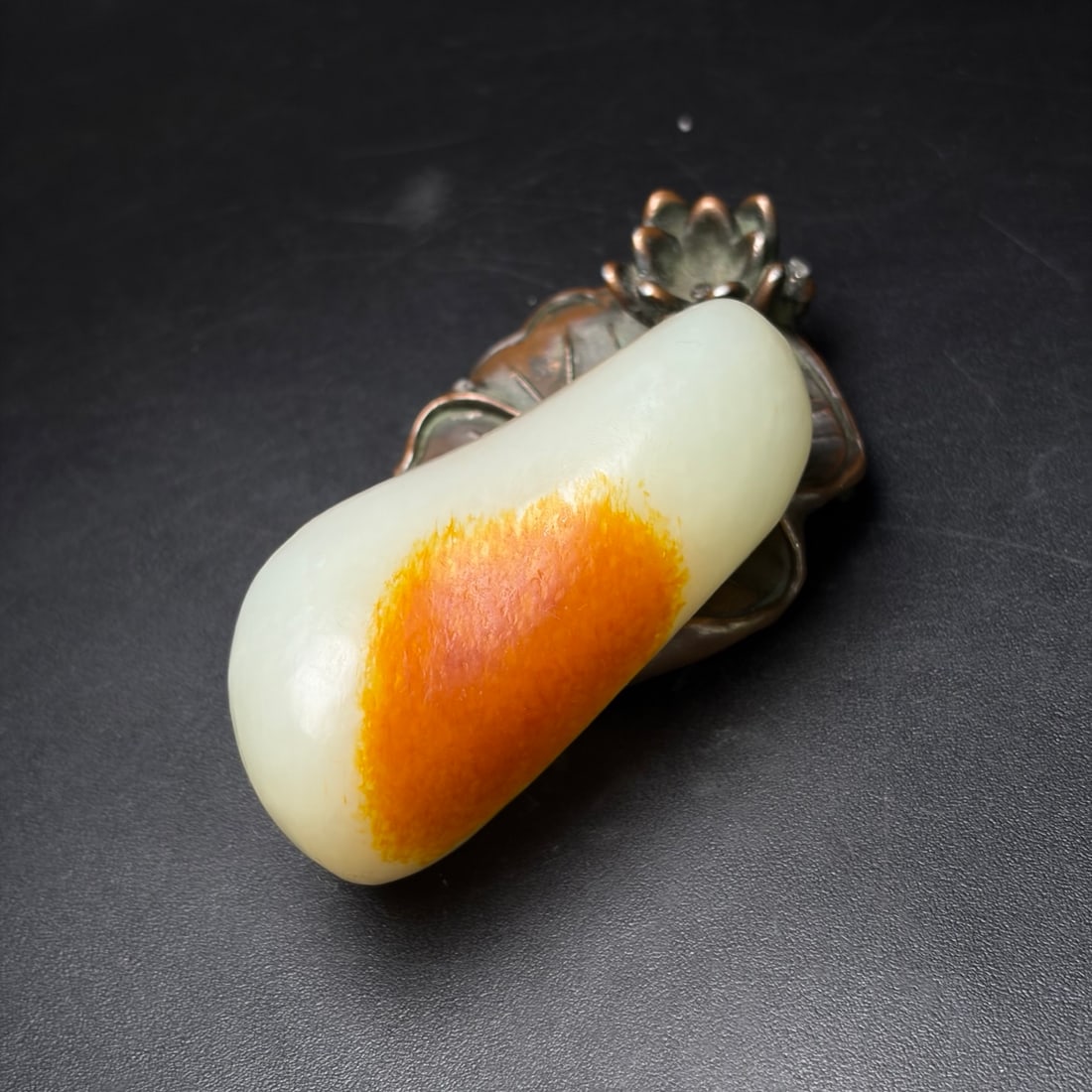 Natural Hetian Jade Original Stone Pendant - 3
