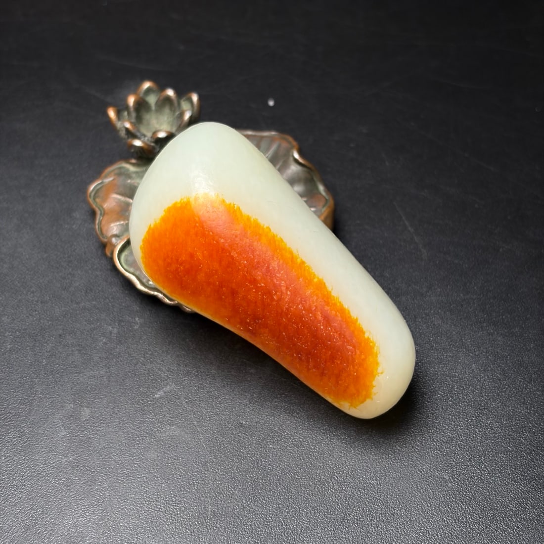 Natural Hetian Jade Original Stone Pendant - 4