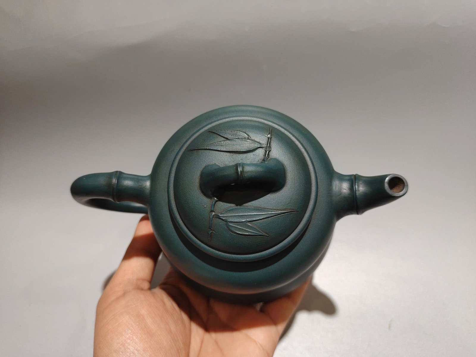 Blue Yixing Zisha Clay Teapot - 6