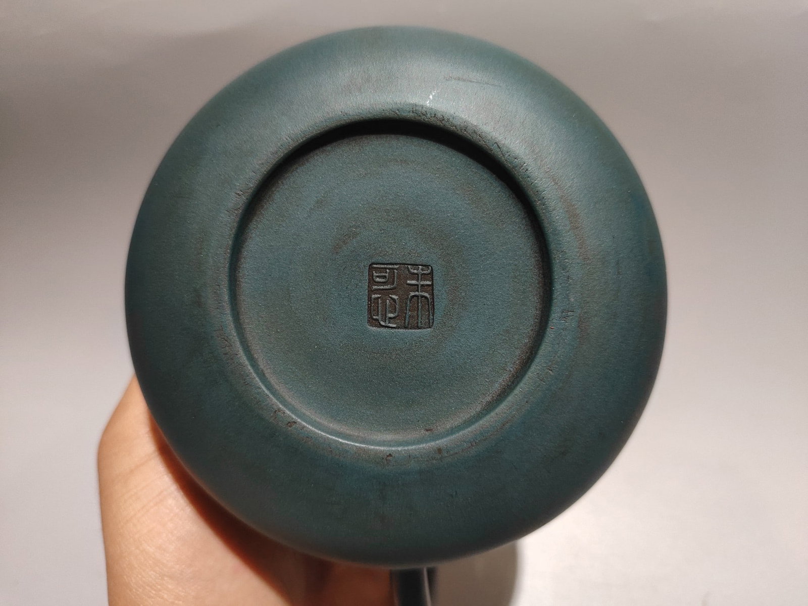 Blue Yixing Zisha Clay Teapot - 9