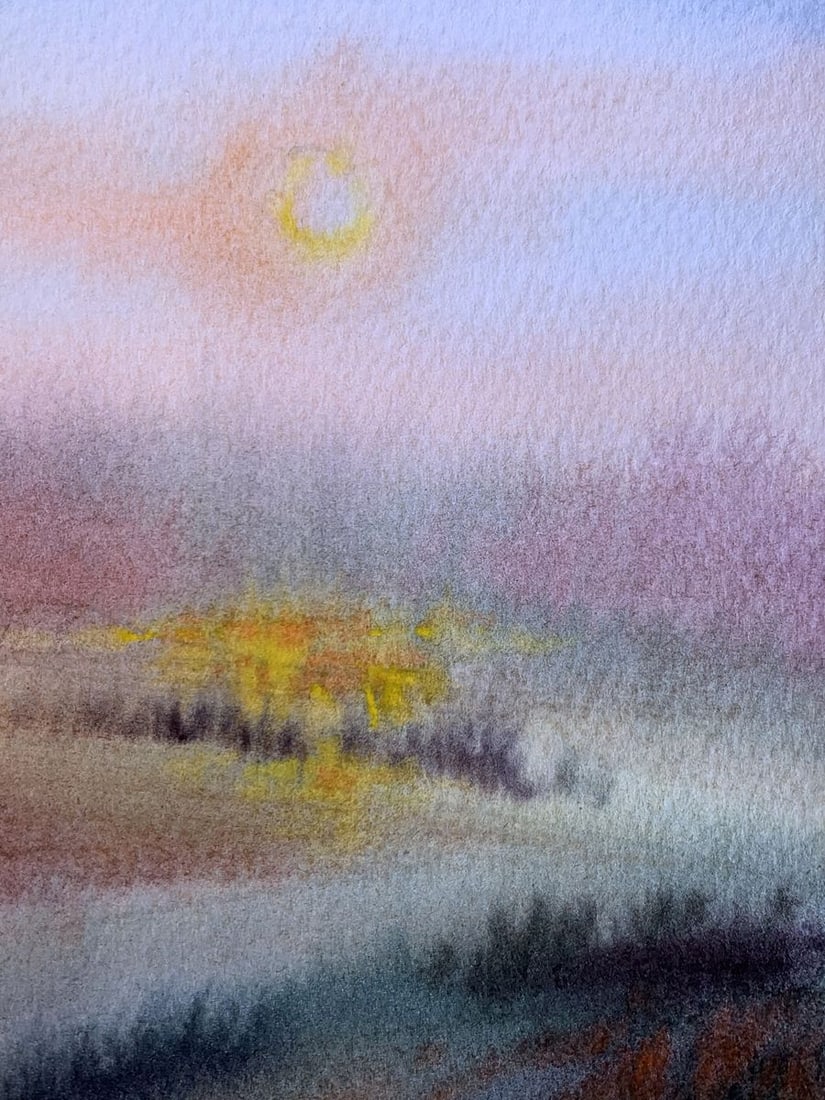 Pastel painting Mill on the outskirts Svetlana Gramm - 10