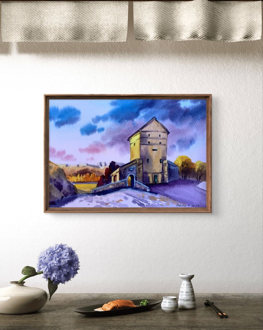 Watercolor painting Enhanced Defense Svetlana Gramm - 2