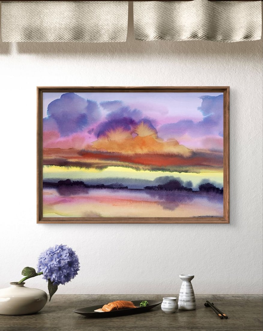 Watercolor painting Color mood Svetlana Gramm - 3