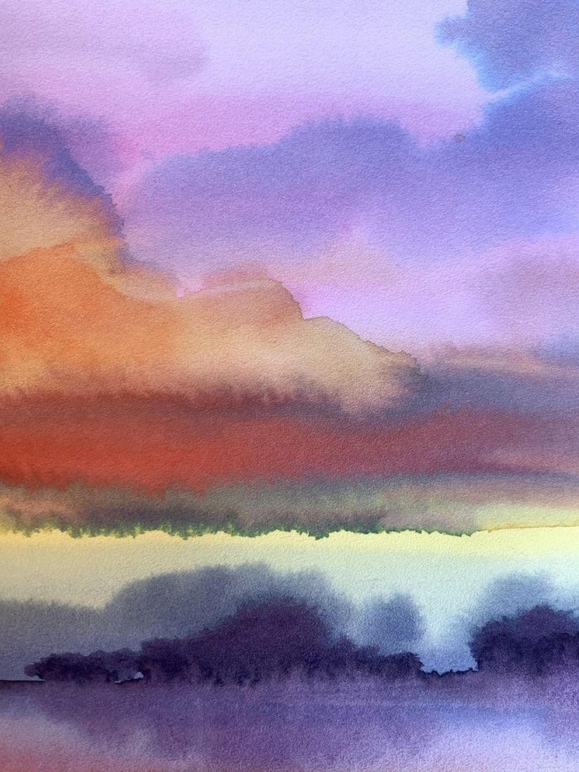 Watercolor painting Color mood Svetlana Gramm - 8